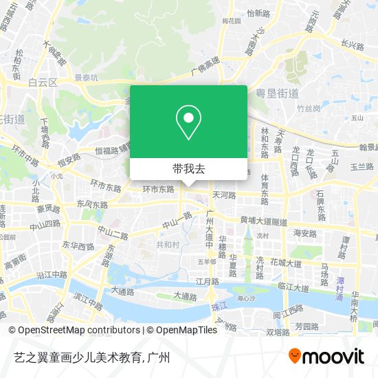 艺之翼童画少儿美术教育地图