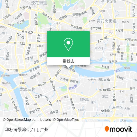 华标涛景湾-北1门地图