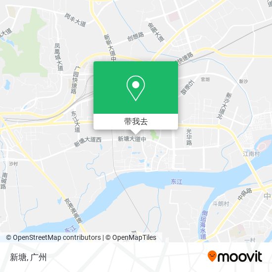 新塘地图