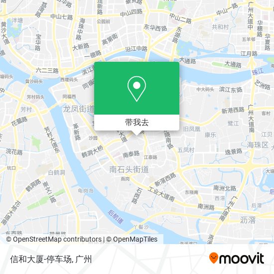 信和大厦-停车场地图