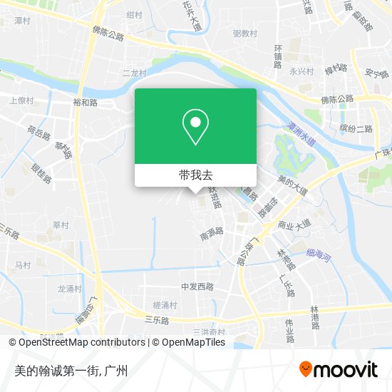 美的翰诚第一街地图