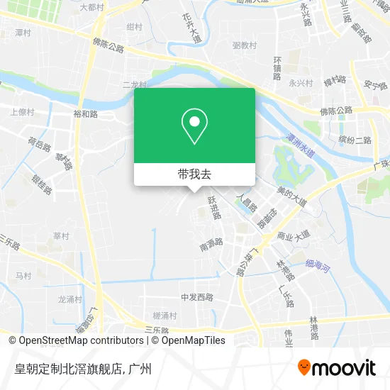 皇朝定制北滘旗舰店地图