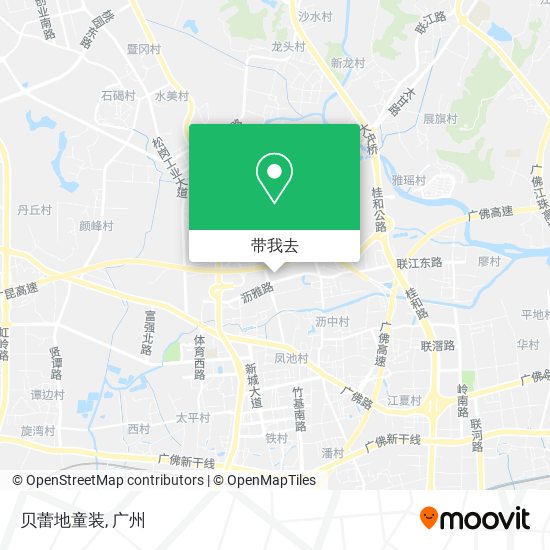 贝蕾地童装地图