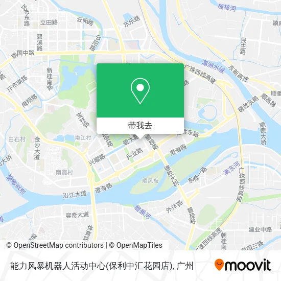 能力风暴机器人活动中心(保利中汇花园店)地图