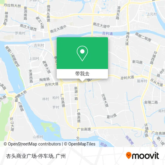 杏头商业广场-停车场地图