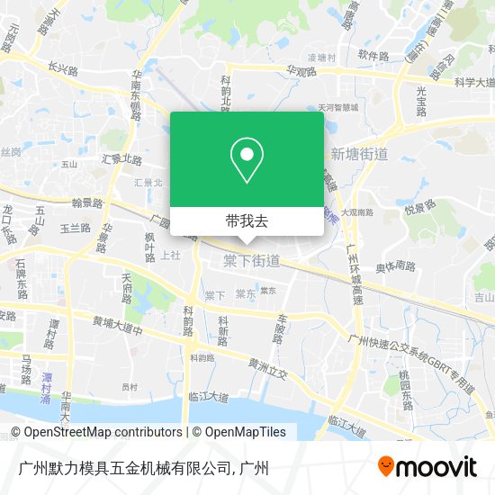 广州默力模具五金机械有限公司地图