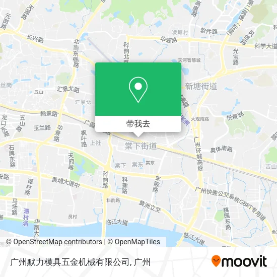广州默力模具五金机械有限公司地图