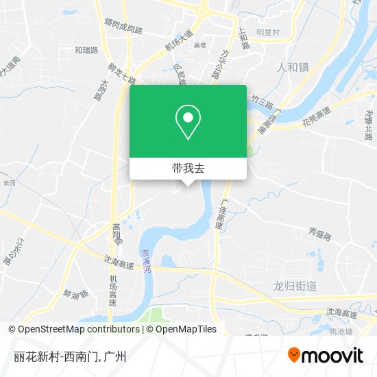 丽花新村-西南门地图