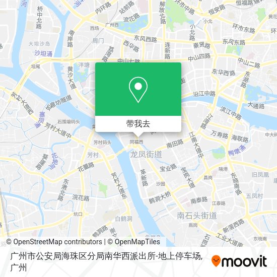 广州市公安局海珠区分局南华西派出所-地上停车场地图
