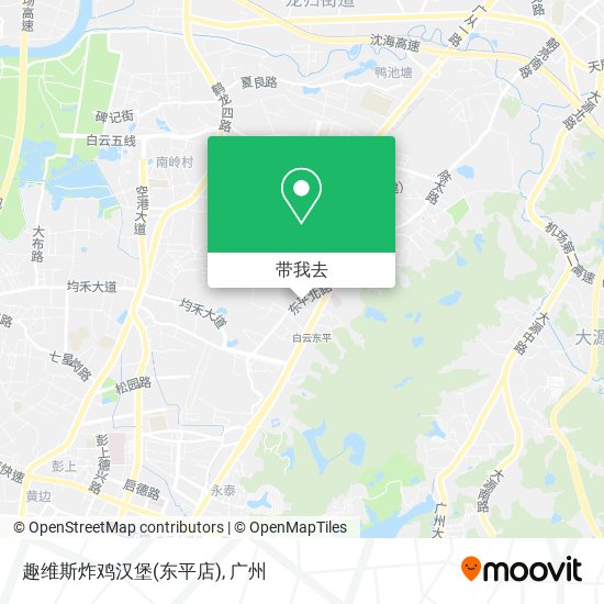 趣维斯炸鸡汉堡(东平店)地图