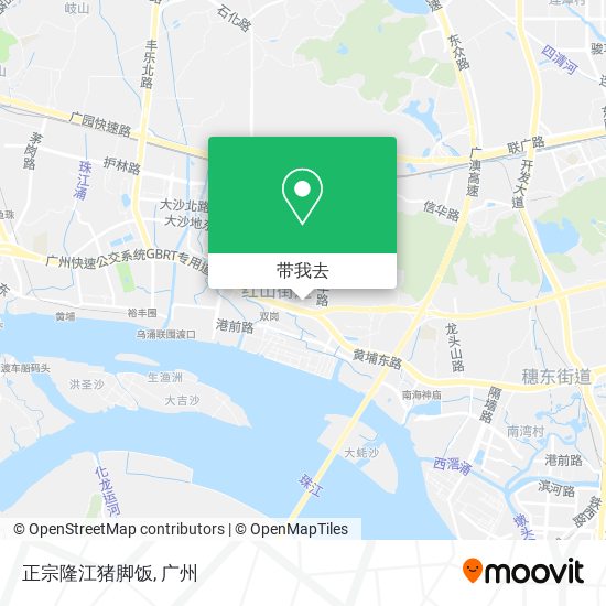 正宗隆江猪脚饭地图
