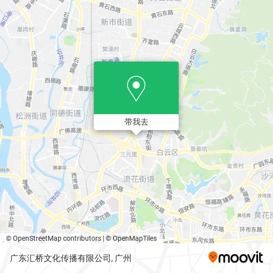 广东汇桥文化传播有限公司地图