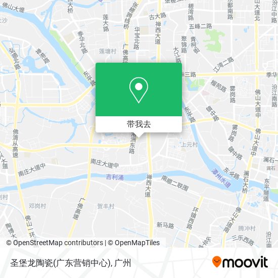 圣堡龙陶瓷(广东营销中心)地图