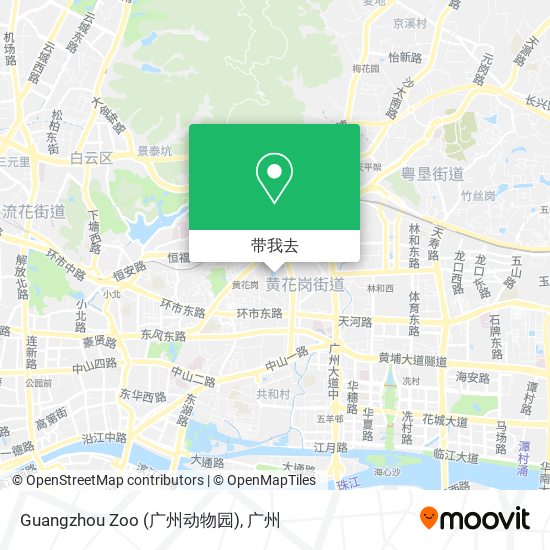 Guangzhou Zoo (广州动物园)地图