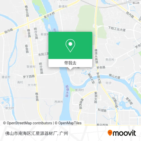佛山市南海区汇星源器材厂地图