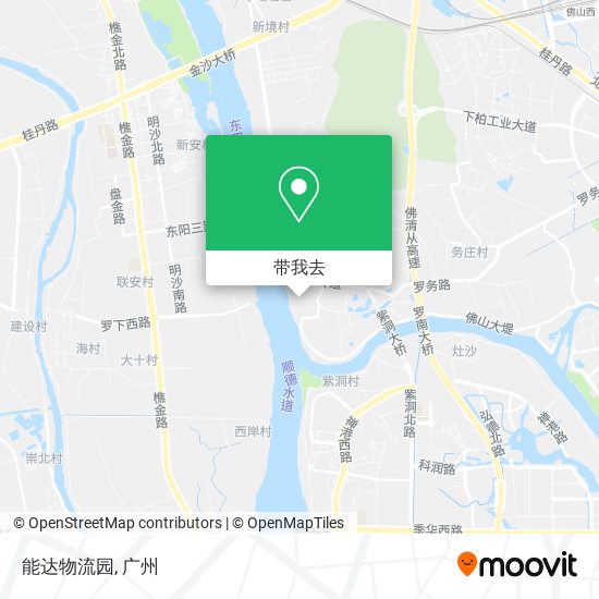 能达物流园地图