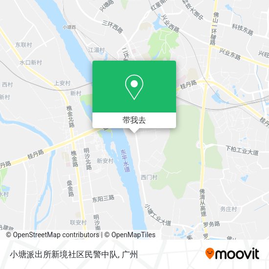 小塘派出所新境社区民警中队地图