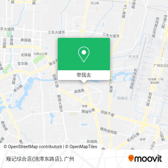 顺记综合店(清潭东路店)地图