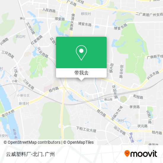 云威塑料厂-北门地图