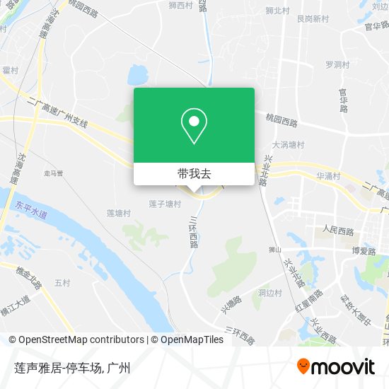 莲声雅居-停车场地图