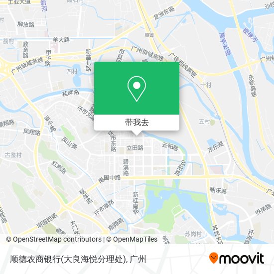 顺德农商银行(大良海悦分理处)地图
