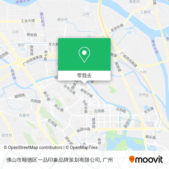 佛山市顺德区一品印象品牌策划有限公司地图