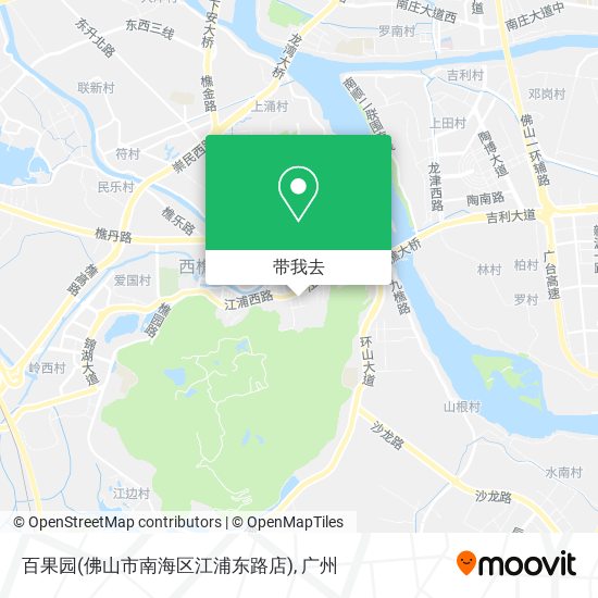 百果园(佛山市南海区江浦东路店)地图
