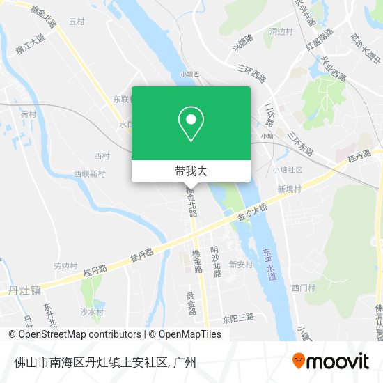 佛山市南海区丹灶镇上安社区地图