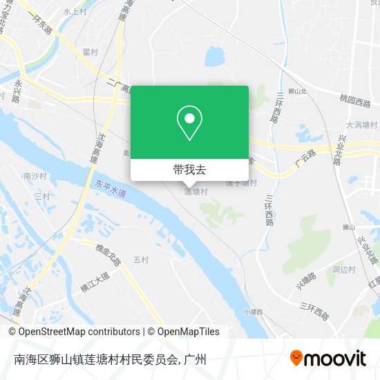 南海区狮山镇莲塘村村民委员会地图