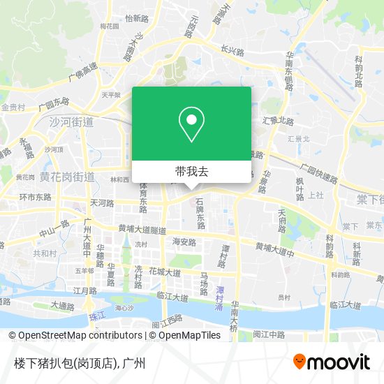 楼下猪扒包(岗顶店)地图