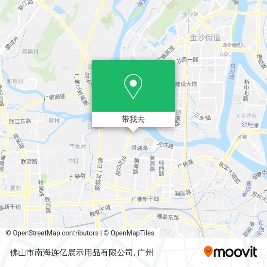 佛山市南海连亿展示用品有限公司地图
