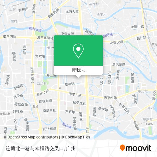 连塘北一巷与幸福路交叉口地图