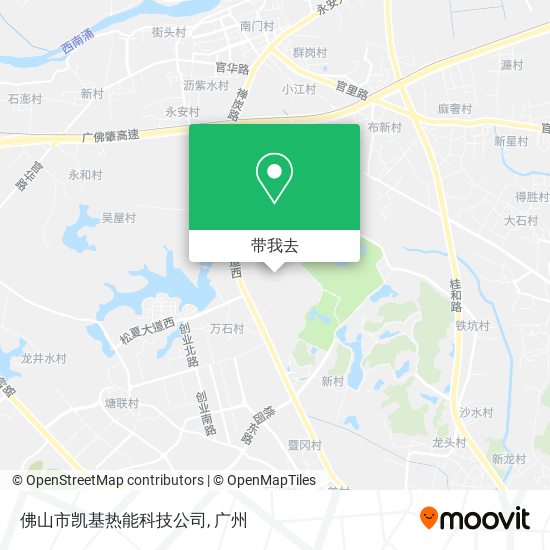 佛山市凯基热能科技公司地图