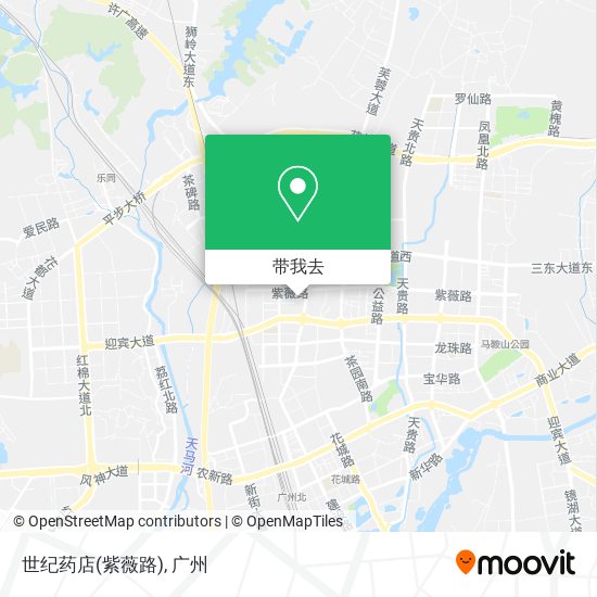 世纪药店(紫薇路)地图