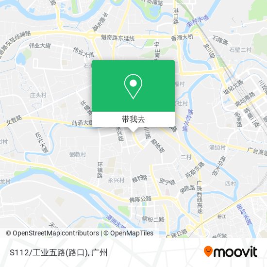 S112/工业五路(路口)地图