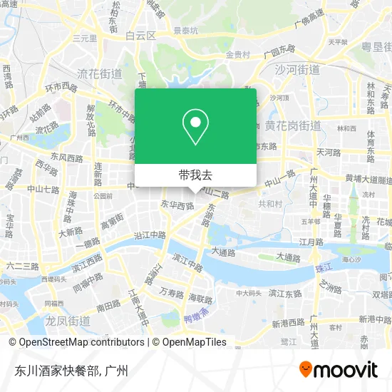 东川酒家快餐部地图