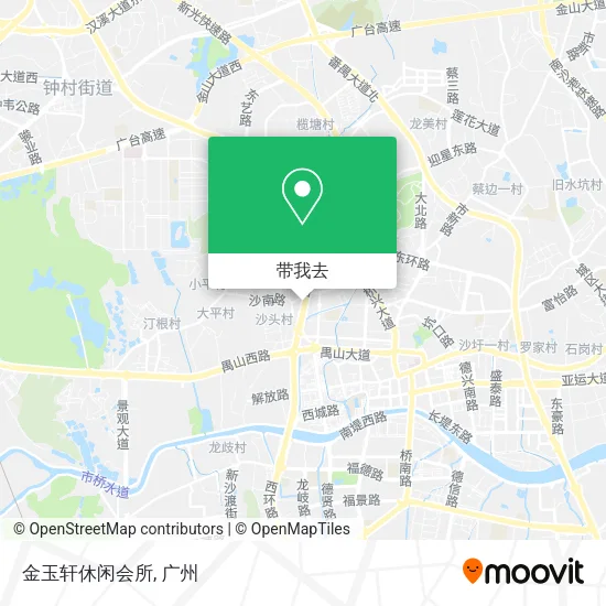 金玉轩休闲会所地图