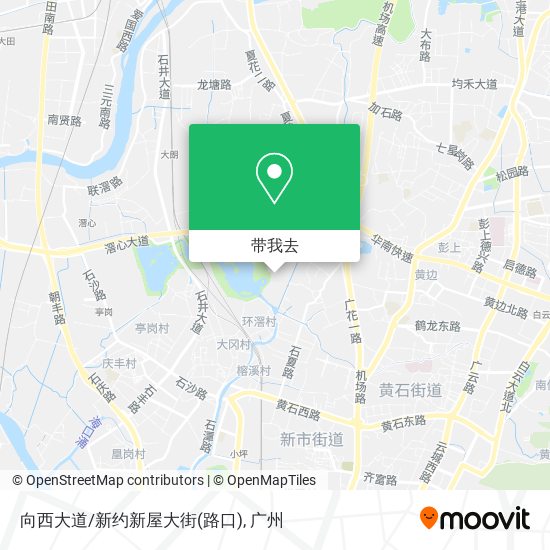 向西大道/新约新屋大街(路口)地图