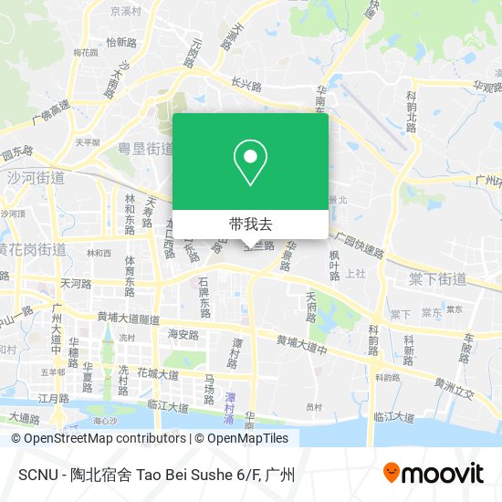 SCNU - 陶北宿舍 Tao Bei Sushe 6/F地图