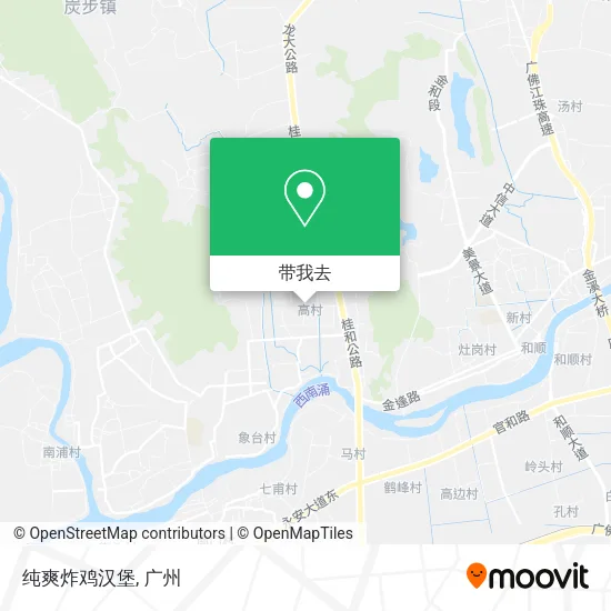 纯爽炸鸡汉堡地图