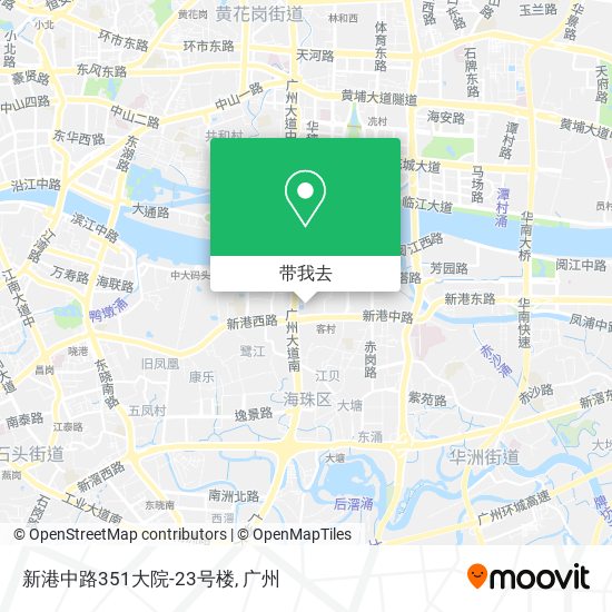 新港中路351大院-23号楼地图