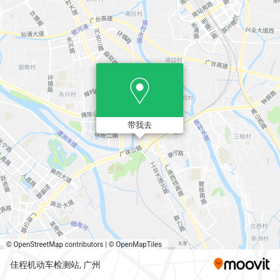 佳程机动车检测站地图