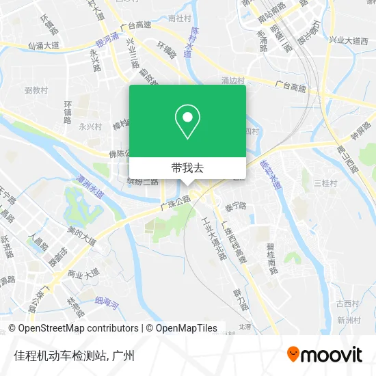 佳程机动车检测站地图