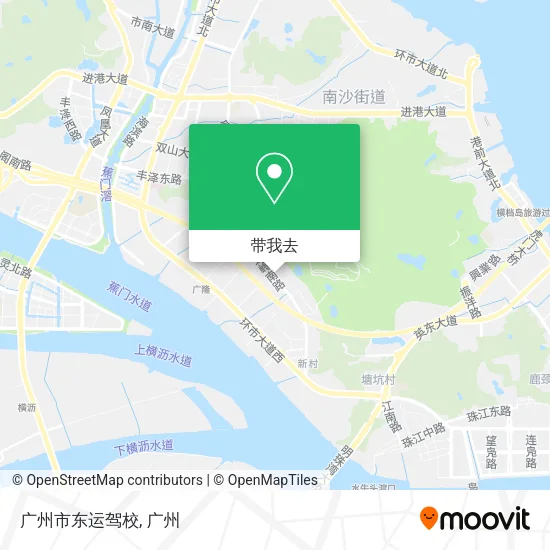 广州市东运驾校地图