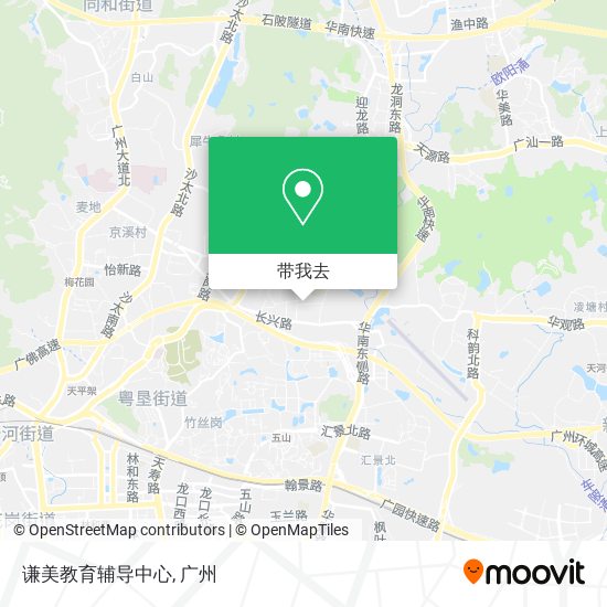 谦美教育辅导中心地图