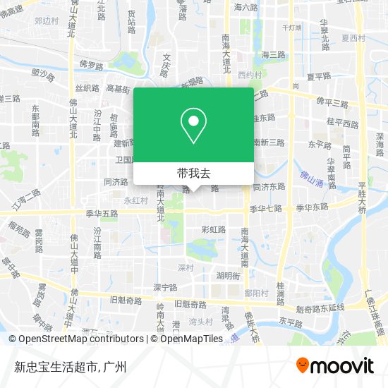 新忠宝生活超市地图