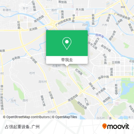 占强起重设备地图