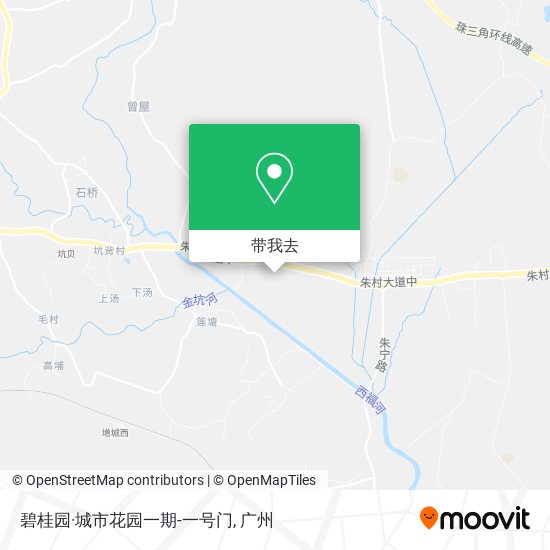 碧桂园·城市花园一期-一号门地图