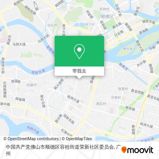 中国共产党佛山市顺德区容桂街道荣新社区委员会地图