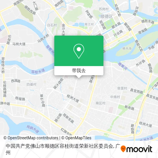 中国共产党佛山市顺德区容桂街道荣新社区委员会地图